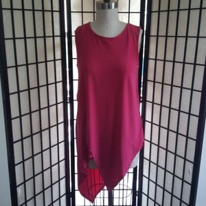 Last Tango Lipstick Pink Tunic Size Medium